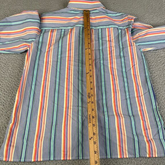 Lot of 2 Foxcroft Blouse Womens 6P Pink Blue Purple Striped Wrinkle Free Shirt - Picture 14 of 16